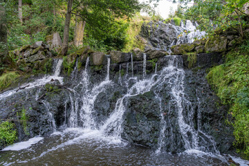 Obraz premium Rottle Vattenfall Waterfall in Sweden