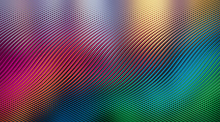 Vibrant abstract background featuring a colorful gradient and wavy lines for a visually striking...