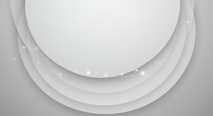 Circular layered shapes create an elegant and modern background with subtle light accents enhancing the overall simple yet sophisticated design.
