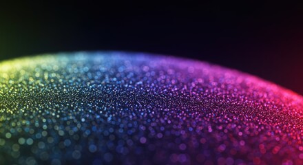 Abstract background featu a vibrant array of colorful particles creating a dynamic and textured surface with depth and visual interest.