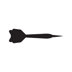 dart icon. simple dart vector icon. on white background