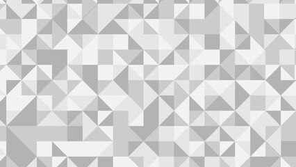 Abstract white and gray Low‑Poly Gradient Mosaic. Bold Polygonal Geometric Pattern for Modern Abstract Digital Art, Tech Design, and Ultra‑Contemporary Projects  © Creative Design