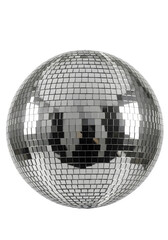 disco ball isolated on Transparent background.mirror ball background,disco glitter