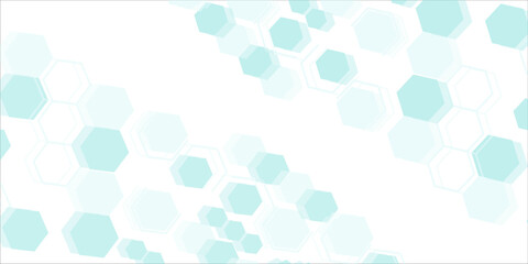 Green hexagons pattern for medical vector eps 10