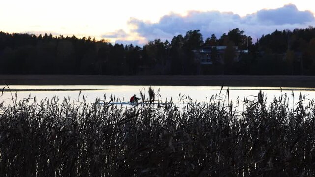 Beautiful sunset over the sea with golden sunlight reflecting on calm waves, peaceful nature seascape in 4K ultra HD, symbol of tranquility and beauty.