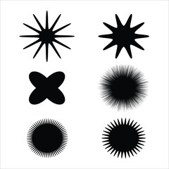 Graphic Design Elements Object Set Illustration