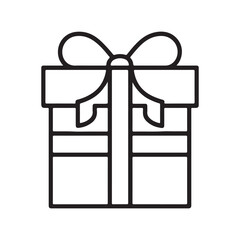  Gift box with ribbon