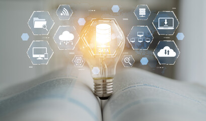 Cloud computing, cloud strategy, and cloud technology transforming digital infrastructure with...