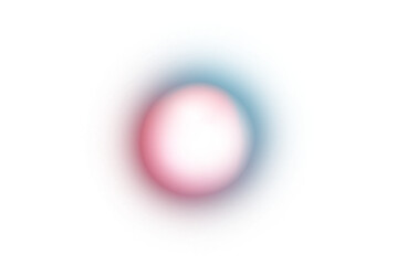 Transparent blurred neon color gradient shape cutout PNG