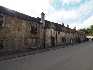 Scape of Cotswolds  in England