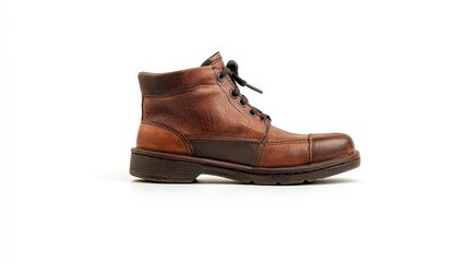 brown leather boots mens ankle boots casual work boots