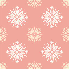 Seamless abstract decorative pink pattern