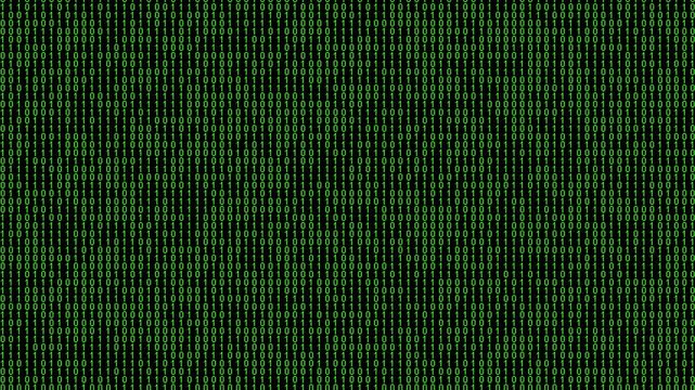 Abstract background with binary code concept.