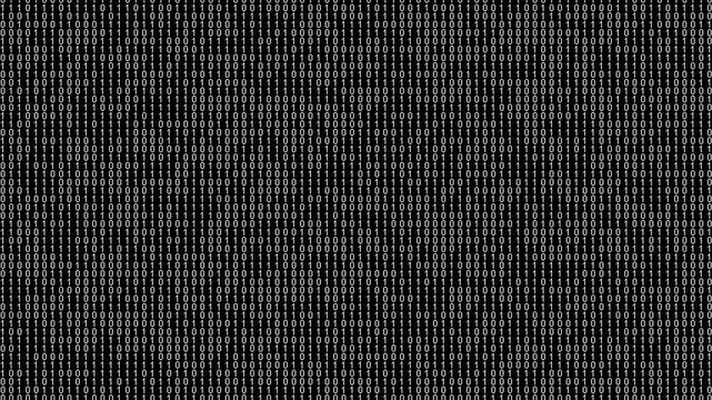 Abstract background with binary code concept.