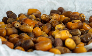 ripe dates at bedouine market in El Quseir
