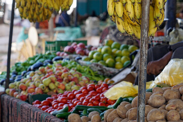 fresh vegetables on the bedouin market in El Quseir