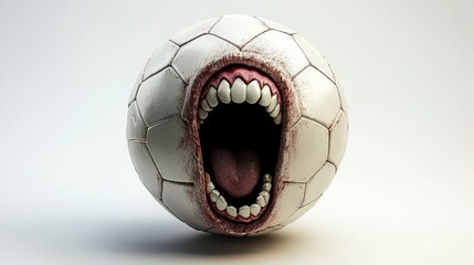 screaming soccer ball