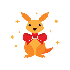 rabbit with a flower