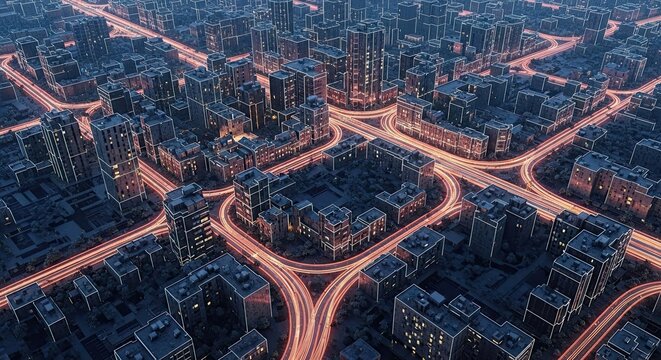  Complex Fragmented Urban Planning Abstract Grid Cityscape Vision..jpeg