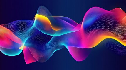 Fototapeta premium abstract colorful wave background