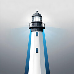 Coastal Beacon: A Symbol of Hope and Direction