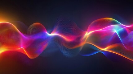 Fototapeta premium colorful abstract wave background