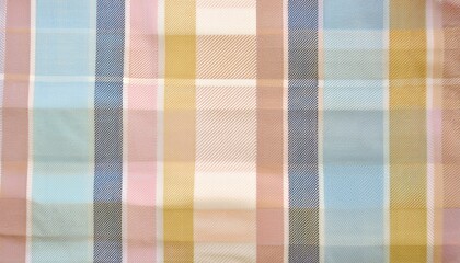 Plaid Pattern With Pastel Color