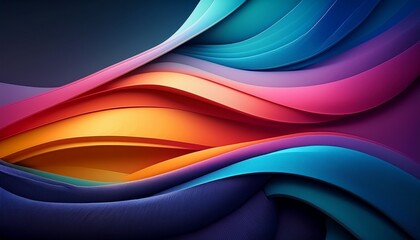 Abstract Colorful Background With Light Effects Prismatic Reflections And Bokeh Vibrant Gradient From Purple To Green With Luminous Rays And Floating Particles