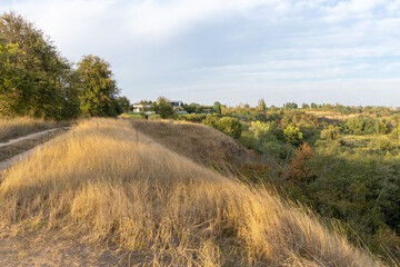 Autumn landscape on a sunny day