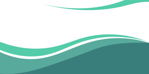 White curved line with blue shades on a white background - Vector