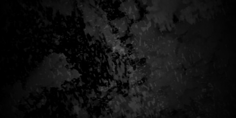 Distressed rough black cracked wall slate texture wall grunge backdrop smoke background. Stone concrete texture anthracite panorama. Old vintage charcoal night dark black stucco design.	