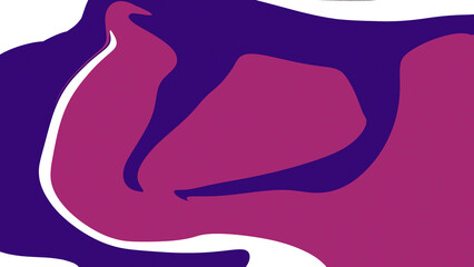 Illustration of abstract background with purple waves isolated on white background, modern design