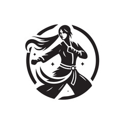 Fototapeta premium pencak silat sports logo vector