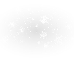 Winter christmas sky with falling snow png
