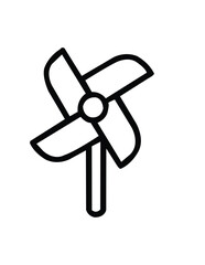Obraz premium vector illustration of a fan