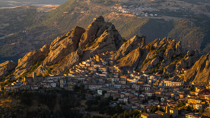 City in the Rock Mountains Castelmezzeno, Italy