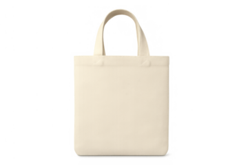 White canvas tote bag mockup presenting customizable design opportunities for sustainable shopping and eco-friendly branding