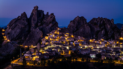 City in the Rock Mountains Castelmezzeno, Italy