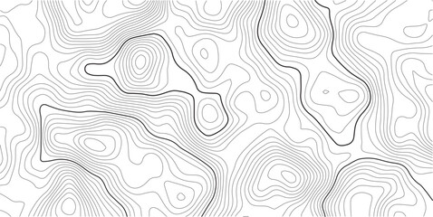 Topographic map background. Geographic line map with elevation assignments. Contour background geographic grid. Vector illustration. transparent background