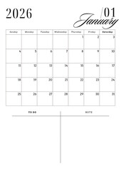 Cream Minimalist Classic Daily Planner - 1