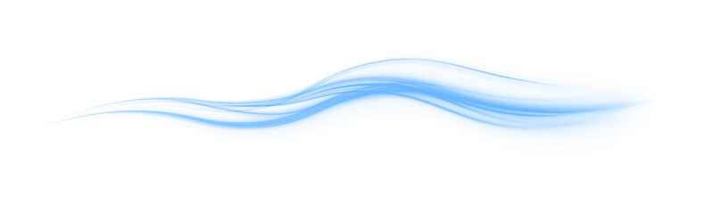 Blue wind flow effect with luminous transparency symbolizes motion, purity, and lightness. Perfect...