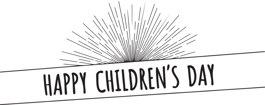 Vibrant children s day celebration illustration with festive elements and colorful graphics