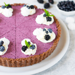 Blackberry and Blueberry Tart – Homemade Summer Dessert