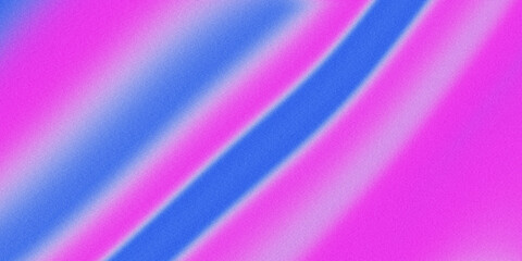 Abstract gradient of vibrant pink and electric blue diagonal stripes with a subtle grain texture creating a dynamic and energetic visual composition