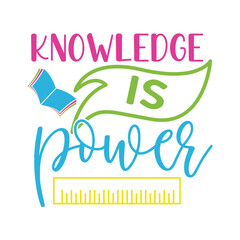 Knowledge is power svg