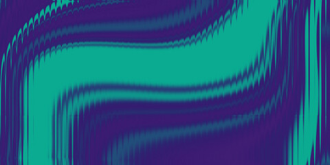 Abstract Digital Waveforms in Vibrant Teal and Deep Purple Hues