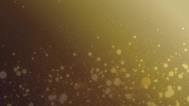Golden glitter background for video
