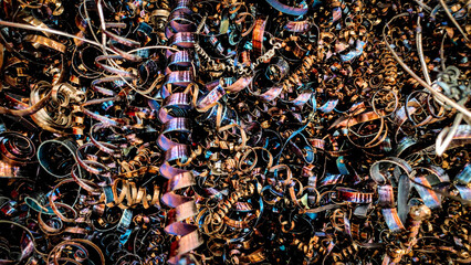 Cavaco , resto de material industrial