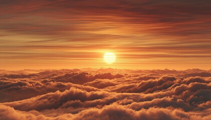 Experience The Beauty Of A Clouds Dawn Sun Romance: The Sun Never Waits, So Don'T Miss It - Watch The Sunrise.
