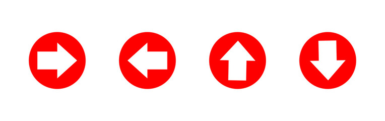  arrow sign with red bigron